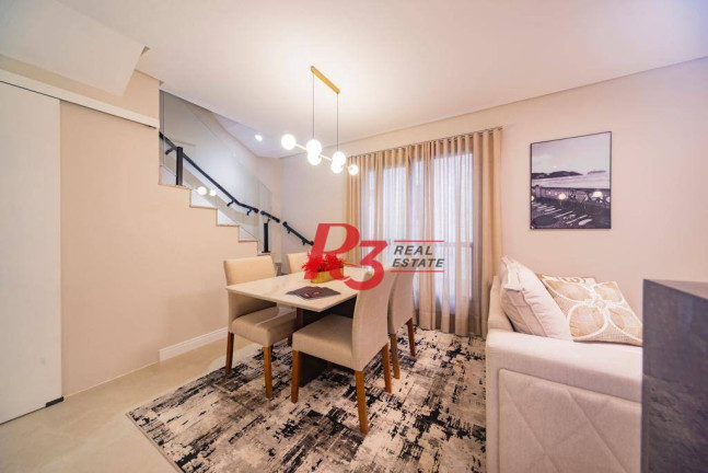 Imagem Casa com 2 Quartos à Venda, 89 m² em Boqueirão - Santos Imagem Casa com 2 Quartos à Venda, 89 m² em Boqueirão - Santos