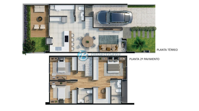 Imagem Sobrado com 3 Quartos à Venda, 112 m² em Atuba - Curitiba