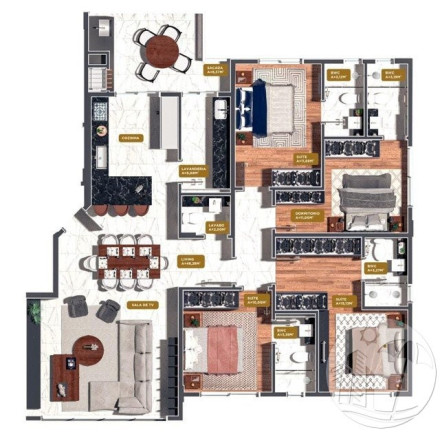 Imagem Apartamento com 4 Quartos à Venda, 132 m² em Pioneiros - Balneário Camboriú