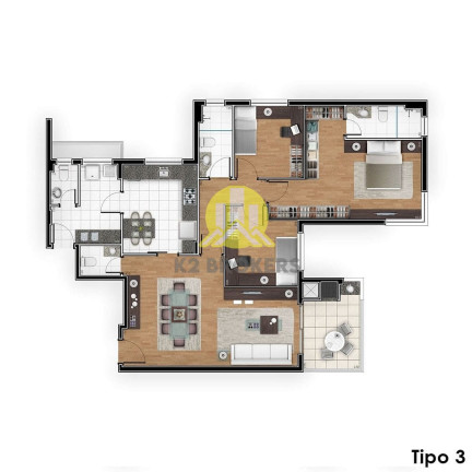 Imagem Apartamento com 3 Quartos à Venda, 125 m² em Juvevê - Curitiba Imagem Apartamento com 3 Quartos à Venda, 125 m² em Juvevê - Curitiba