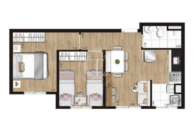 Imagem Apartamento com 2 Quartos à Venda, 41 m² em Canhema - Diadema