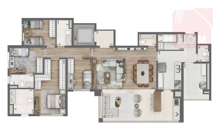 Imagem Apartamento com 4 Quartos à Venda, 157 m² em Perdizes - São Paulo Imagem Apartamento com 4 Quartos à Venda, 157 m² em Perdizes - São Paulo