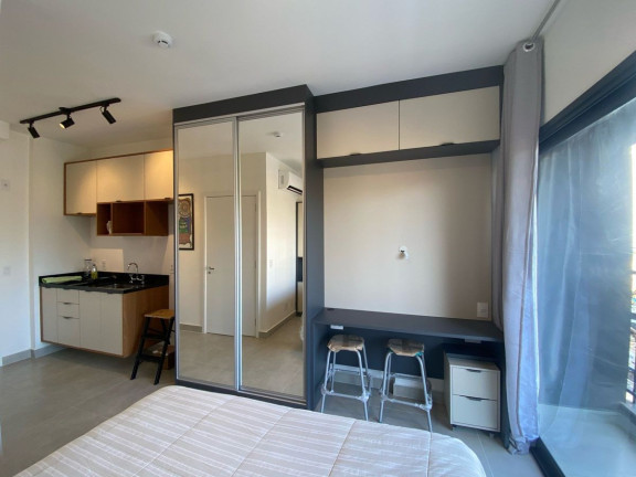 Apartamento com 1 Quarto para Alugar, 24 m² em Brooklin - São Paulo