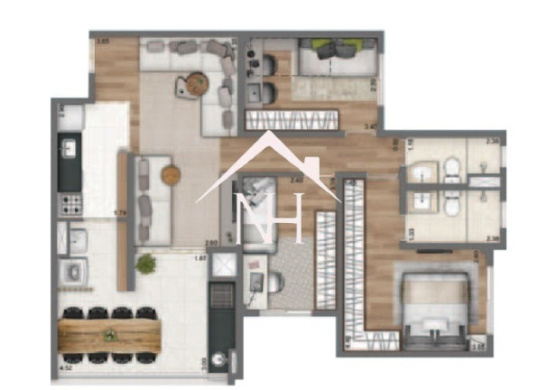 Imagem Apartamento com 4 Quartos à Venda, 110 m² em Vila Andrade - São Paulo Imagem Apartamento com 4 Quartos à Venda, 110 m² em Vila Andrade - São Paulo