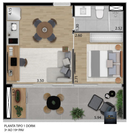 Imagem Apartamento com 1 Quarto à Venda, 26 m² em Vila Mariana - São Paulo