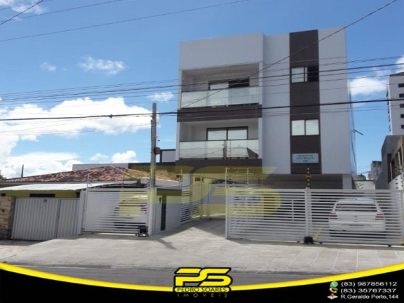 Apartamento com 2 Quartos à Venda, 54 m² em Jardim Cidade Universitária - João Pessoa