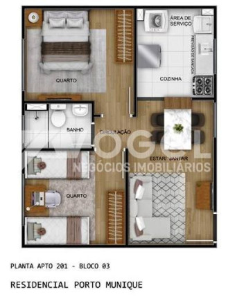 Imagem Apartamento com 2 Quartos à Venda, 40 m² em Santos Dumont - Sao Leopoldo Imagem Apartamento com 2 Quartos à Venda, 40 m² em Santos Dumont - Sao Leopoldo