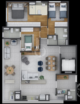 Imagem Apartamento com 3 Quartos à Venda, 111 m² em Moema - São Paulo