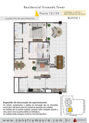 Imagem Apartamento com 2 Quartos à Venda, 94 m² em Jardim Virginia - Guarujá