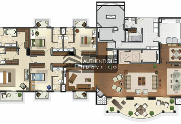 Imagem Apartamento com 4 Quartos à Venda, 308 m² em Paraíso - São Paulo Imagem Apartamento com 4 Quartos à Venda, 308 m² em Paraíso - São Paulo