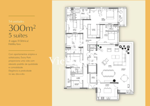 Imagem Apartamento com 5 Quartos à Venda, 300 m² em Jardim Das Colinas - São José Dos Campos