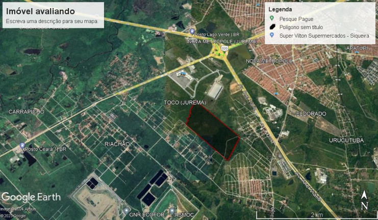 Imagem Terreno à Venda, 487.034 m² em Urucutuba (jurema) - Caucaia