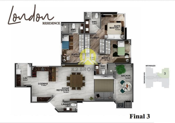 Imagem Apartamento com 3 Quartos à Venda, 134 m² em Ahú - Curitiba Imagem Apartamento com 3 Quartos à Venda, 134 m² em Ahú - Curitiba