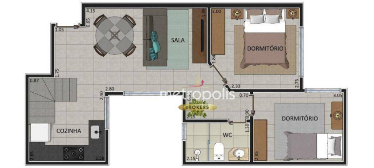 Imagem Cobertura com 2 Quartos à Venda, 115 m² em Vila Linda - Santo André Imagem Cobertura com 2 Quartos à Venda, 115 m² em Vila Linda - Santo André