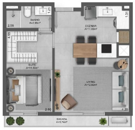 Imagem Cobertura com 2 Quartos à Venda, 186 m² em Mont Serrat - Porto Alegre
