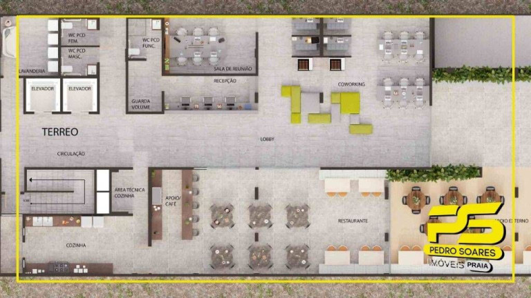Imagem Apartamento com 1 Quarto à Venda, 25 m² em Jardim Oceania - João Pessoa