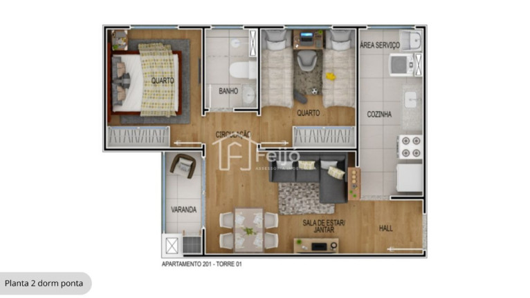 Imagem Apartamento com 2 Quartos à Venda, 44 m² em Costa E Silva - Porto Alegre Imagem Apartamento com 2 Quartos à Venda, 44 m² em Costa E Silva - Porto Alegre
