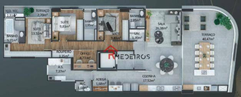Imagem Apartamento com 3 Quartos à Venda, 175 m² em Canto Do Forte - Praia Grande Imagem Apartamento com 3 Quartos à Venda, 175 m² em Canto Do Forte - Praia Grande
