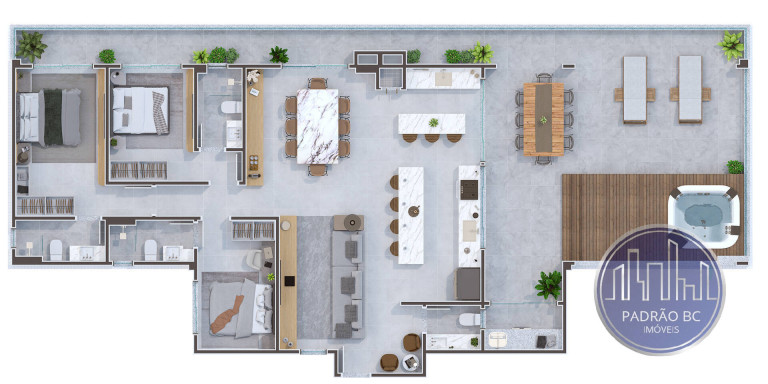 Imagem Apartamento com 3 Quartos à Venda, 95 m² em Itapoá Imagem Apartamento com 3 Quartos à Venda, 95 m² em Itapoá