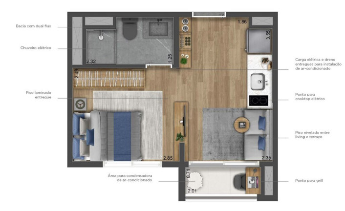 Imagem Imóvel com 1 Quarto à Venda, 24 m² em Vila Guilhermina - São Paulo Imagem Imóvel com 1 Quarto à Venda, 24 m² em Vila Guilhermina - São Paulo