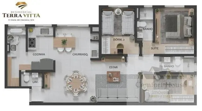 Imagem Apartamento com 3 Quartos à Venda, 86 m² em Barcelona - São Caetano Do Sul Imagem Apartamento com 3 Quartos à Venda, 86 m² em Barcelona - São Caetano Do Sul