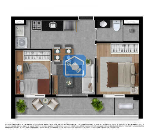 Imagem Apartamento com 2 Quartos à Venda, 35 m² em Higienópolis - São Paulo Imagem Apartamento com 2 Quartos à Venda, 35 m² em Higienópolis - São Paulo