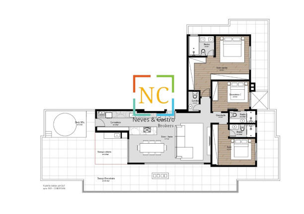 Imagem Apartamento com 3 Quartos à Venda, 257 m² em Floresta - São José
