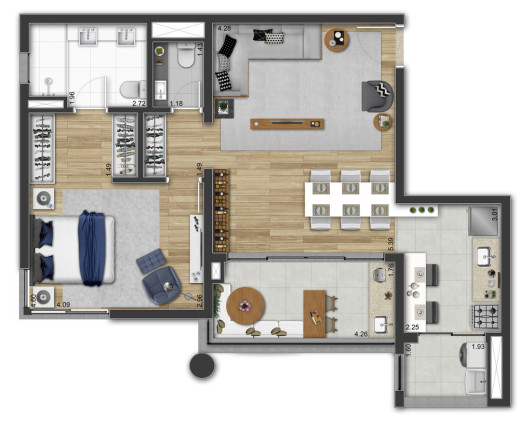 Imagem Apartamento com 1 Quarto à Venda, 79 m² em Moema - São Paulo Imagem Apartamento com 1 Quarto à Venda, 79 m² em Moema - São Paulo