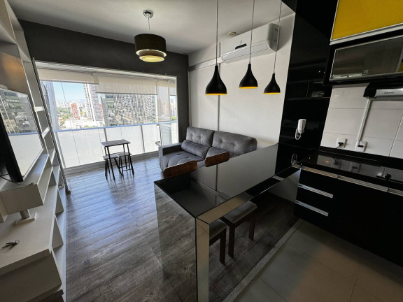 Apartamento com 1 Quarto para Alugar, 33 m² em Chácara Santo Antônio - São Paulo