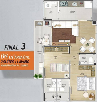 Imagem Apartamento com 2 Quartos à Venda, 68 m² em Canto Do Forte - Praia Grande Imagem Apartamento com 2 Quartos à Venda, 68 m² em Canto Do Forte - Praia Grande