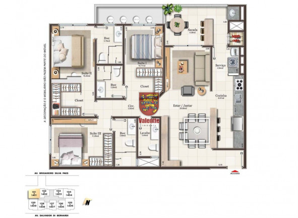 Imagem Apartamento com 2 Quartos à Venda, em Campinas - São José Imagem Apartamento com 2 Quartos à Venda, em Campinas - São José