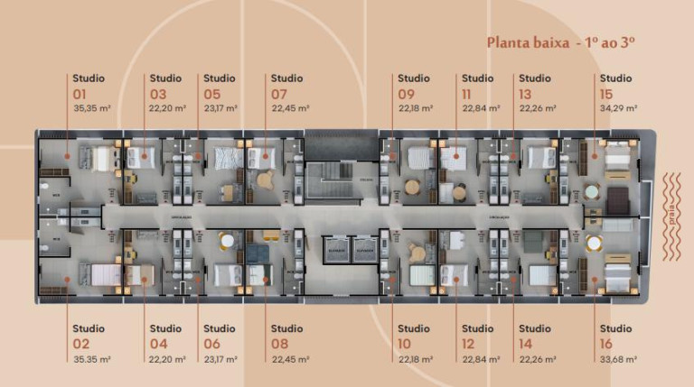 Imagem Apartamento com 1 Quarto à Venda, 23 m² em Bessa - João Pessoa Imagem Apartamento com 1 Quarto à Venda, 23 m² em Bessa - João Pessoa