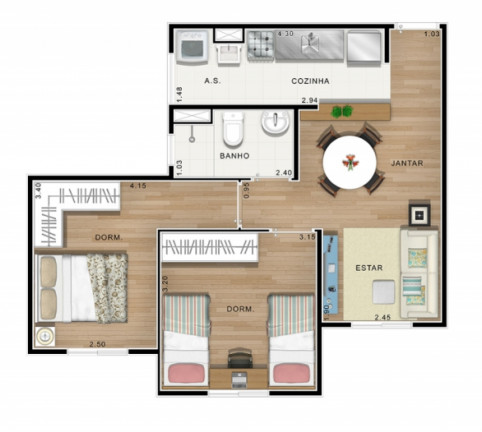 Imagem Apartamento com 2 Quartos à Venda, 50 m² em Parque Nova Veneza - Sumaré Imagem Apartamento com 2 Quartos à Venda, 50 m² em Parque Nova Veneza - Sumaré