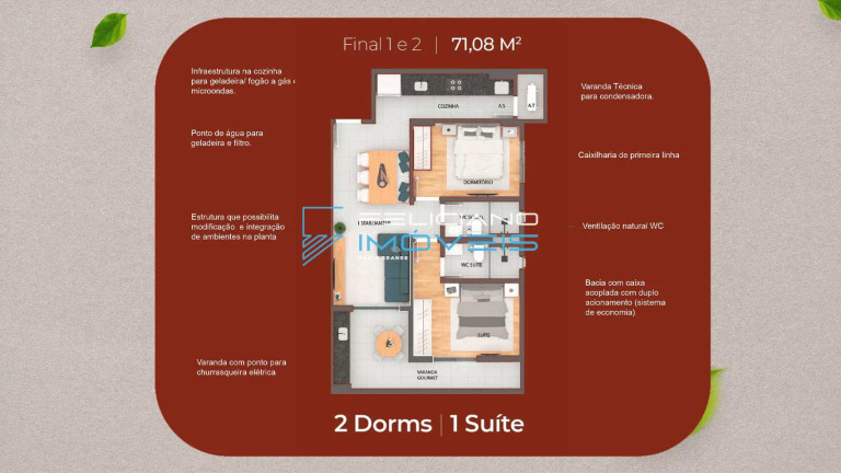 Imagem Apartamento com 1 Quarto à Venda, 52 m² em Guilhermina - Praia Grande Imagem Apartamento com 1 Quarto à Venda, 52 m² em Guilhermina - Praia Grande