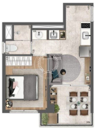 Imagem Apartamento com 1 Quarto à Venda, 33 m² em Vila Mariana - São Paulo