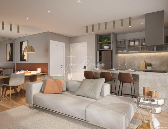 Imagem Apartamento com 1 Quarto à Venda, 54 m² em Batel - Curitiba Imagem Apartamento com 1 Quarto à Venda, 54 m² em Batel - Curitiba