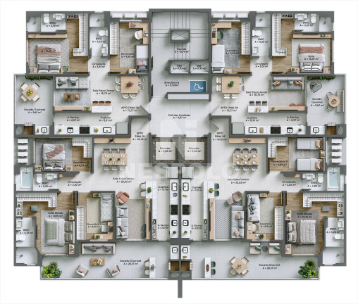 Imagem Apartamento com 1 Quarto à Venda, 74 m² em Fazenda - Itajai