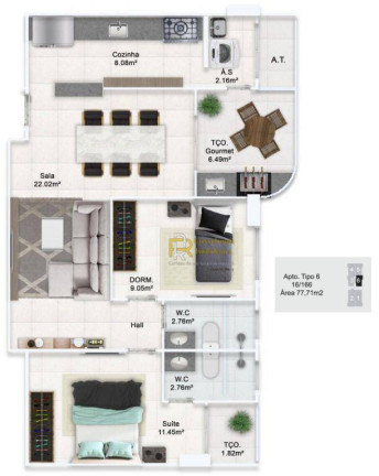 Imagem Apartamento com 2 Quartos à Venda, 77 m² em Vila Guilhermina - Praia Grande Imagem Apartamento com 2 Quartos à Venda, 77 m² em Vila Guilhermina - Praia Grande