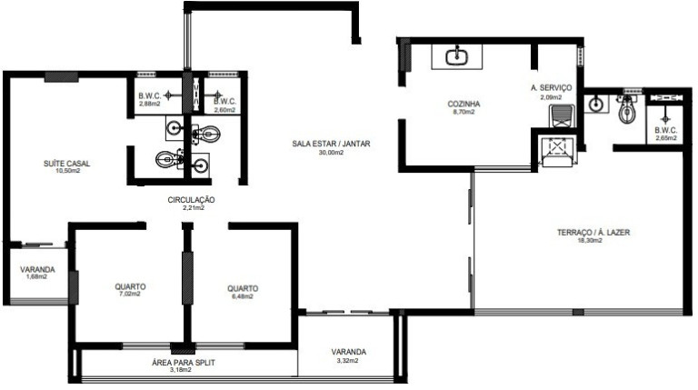 Imagem Apartamento com 3 Quartos à Venda,  em Ilhotas - Teresina