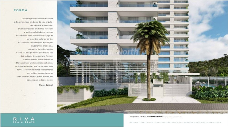 Apartamento com 3 Quartos à Venda, 126 m² em Praia Brava - Itajaí