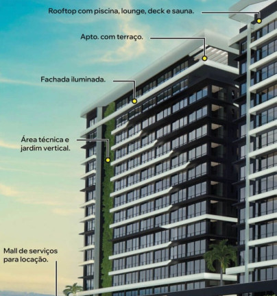 Flat com 1 Quarto à Venda, 39 m² em Centro - Indaiatuba