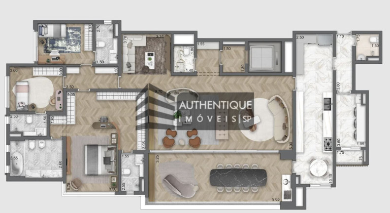 Imagem Apartamento com 4 Quartos à Venda, 250 m² em Moema - São Paulo