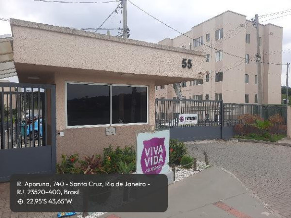 Imagem Apartamento com 2 Quartos à Venda, 41 m² em Santa Cruz - Rio De Janeiro