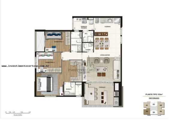 Imagem Apartamento com 3 Quartos à Venda, 103 m² em água Branca - São Paulo