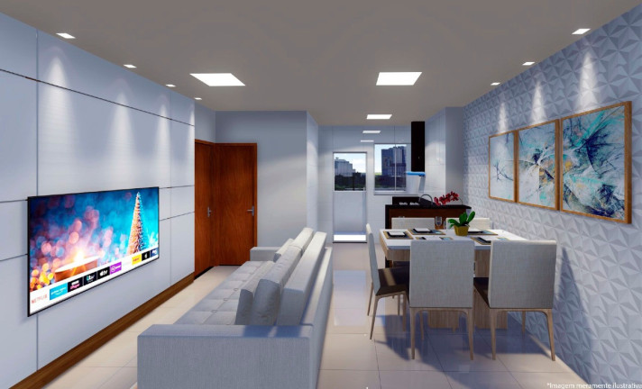 Imagem Apartamento com 3 Quartos à Venda, 55 m² em Boa Vista - Vespasiano