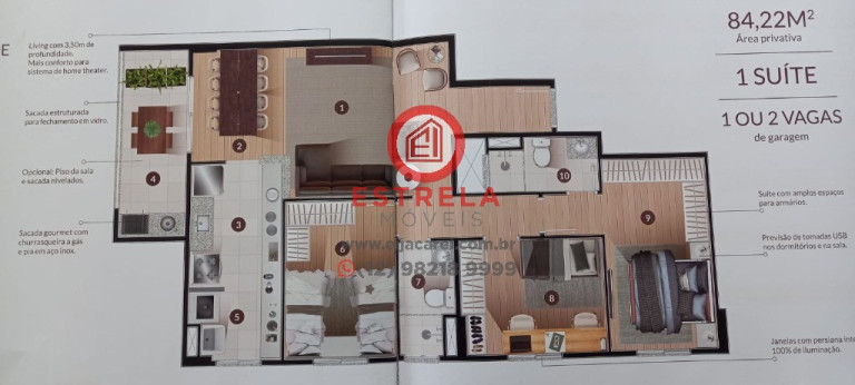 Imagem Imóvel com 3 Quartos à Venda, 82 m² em Loteamento Villa Branca - Jacareí Imagem Imóvel com 3 Quartos à Venda, 82 m² em Loteamento Villa Branca - Jacareí
