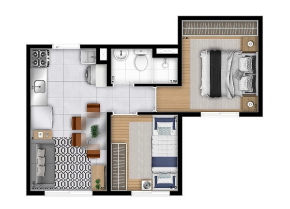 Imagem Apartamento com 2 Quartos à Venda, 31 m² em Itaquera - São Paulo Imagem Apartamento com 2 Quartos à Venda, 31 m² em Itaquera - São Paulo