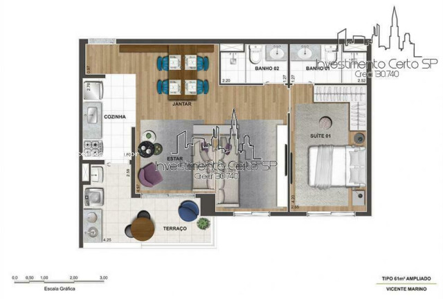 Imagem Apartamento com 2 Quartos à Venda, 62 m² em Barra Funda - São Paulo