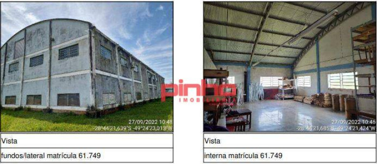 Imagem Galpão à Venda, 1.836 m² em Sangão - Criciúma Imagem Galpão à Venda, 1.836 m² em Sangão - Criciúma
