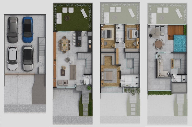 Imagem Casa de Condomínio com 3 Quartos à Venda, 248 m² em Pinheirinho - Curitiba
